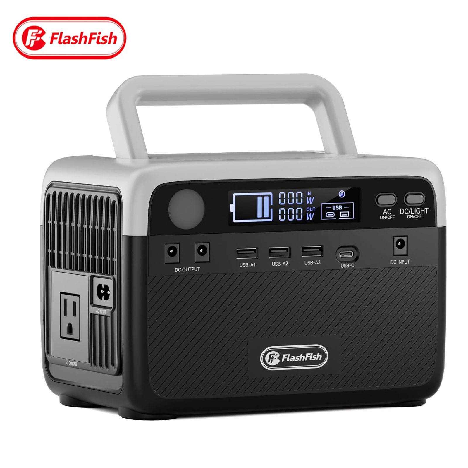 Flashfish 300W 230.4Wh Portable Power Station Optional With 60W 18V Solar panel gallery