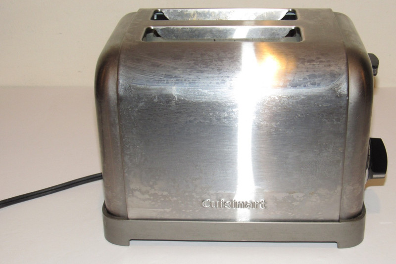Cuisinart Brushed Stainless Steel Classic 2 Slice Toaster GPT-160 Bagel Preowned gallery