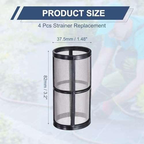 100 Mesh in-Line Strainer Replacement Pcs Stainless Steel Filter Screen 4 gallery
