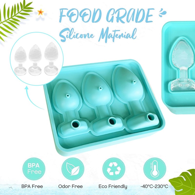 Prank Fun - Ice Cube Mold Tray Novelty, Silicone Ice Cube Tray Mold, Novelty ... gallery