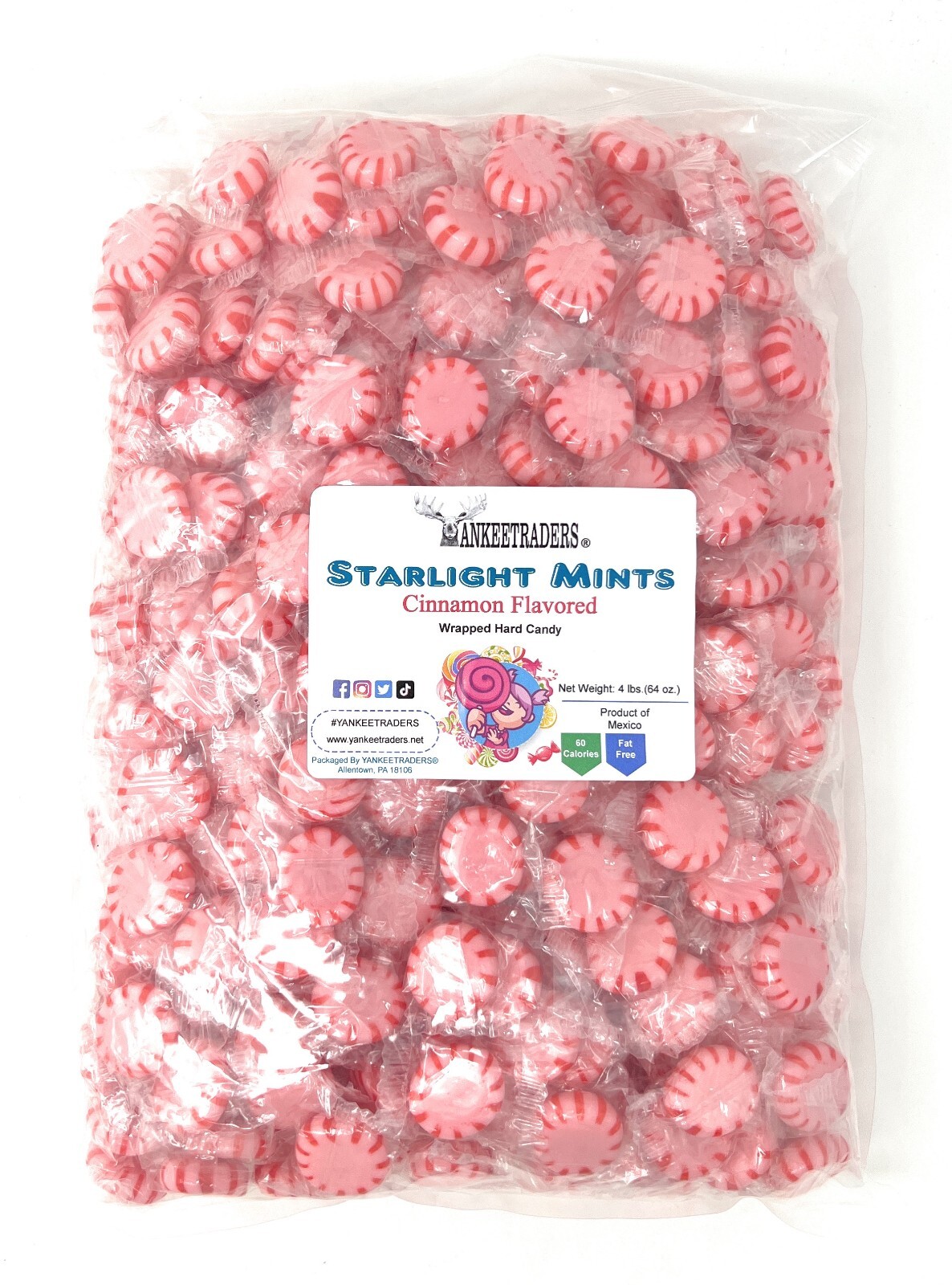 Cinnamon Starlight Mint Hard Candy - 4 lbs. ~ YANKEETRADERS® ~ FREE SHIPPING gallery