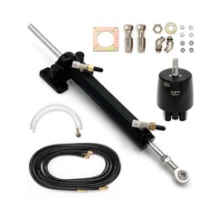 Inboard Hydraulic Steering Kit,Side Mounted Boat Steering System with Cylinde…