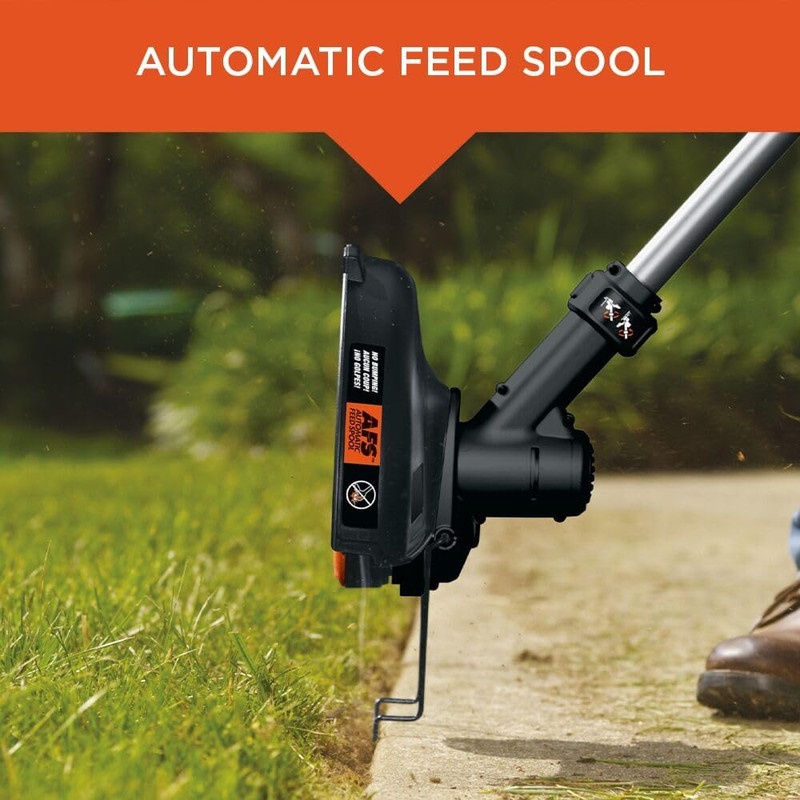 BLACK+DECKER 40V MAX String Trimmer and Lawn Edger, 13 Inch Weed Eater, Far Reac gallery
