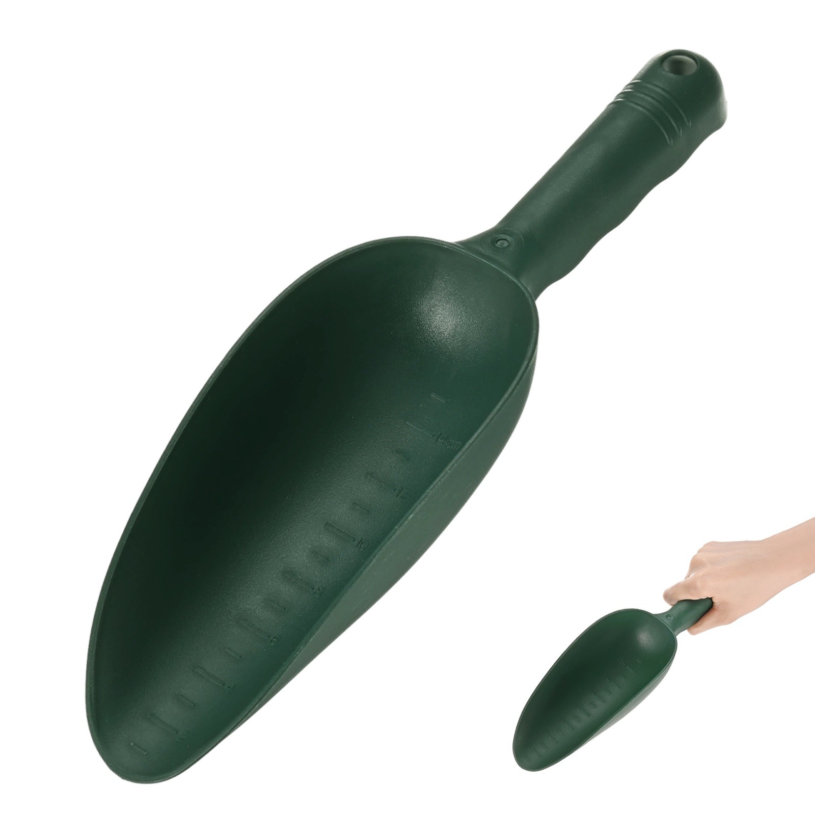 1-Pack 11.81 Inch Plastic Garden Shovel Hand Shovels for Digging [Dark Green] gallery