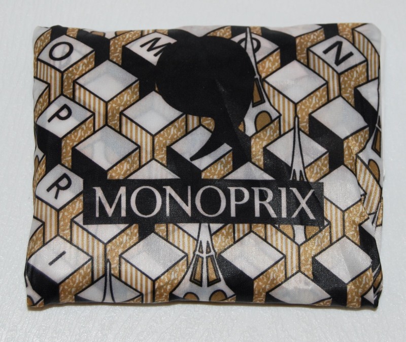 New Monoprix Paris Reusable Folding Nylon Shopping Bag U Choose Pattern gallery
