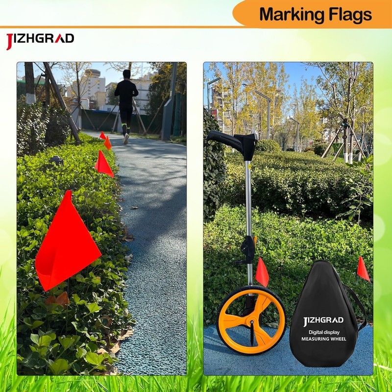 Marking Flags 50 count - 15X4X5 Inch Color Flags for Lawn, Survey, Irrigation gallery
