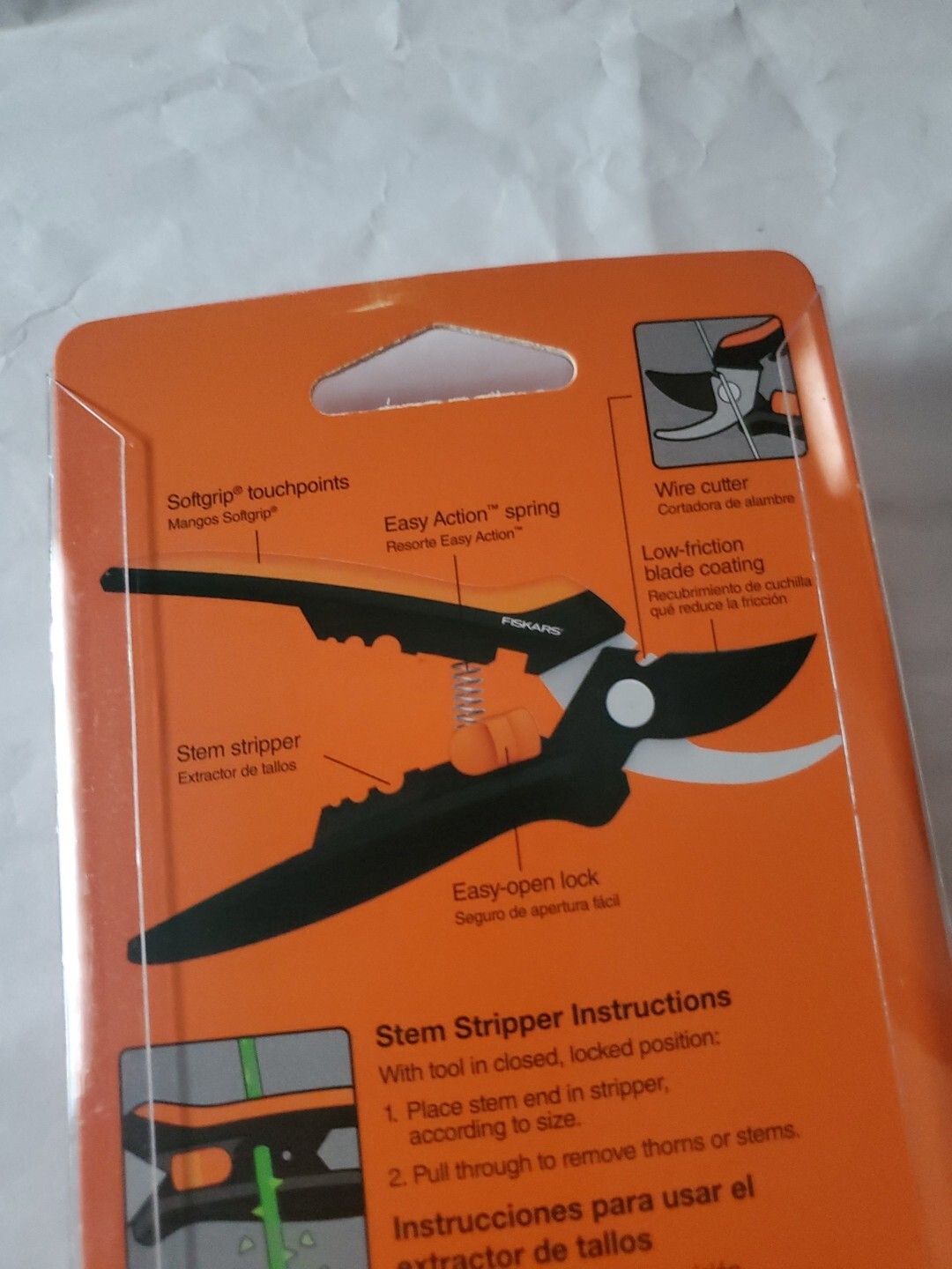 New Sealed Fiskars Floral Pruner w/Stem Stripper (Model 9926) gallery