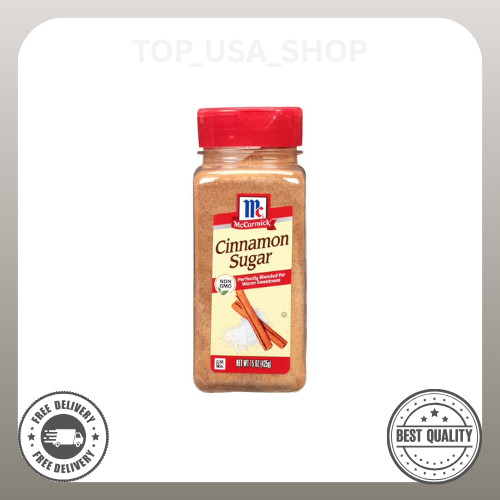 McCormick Non-GMO Kosher Cinnamon Sugar, 15.0 oz Bottle, Free Shipping gallery