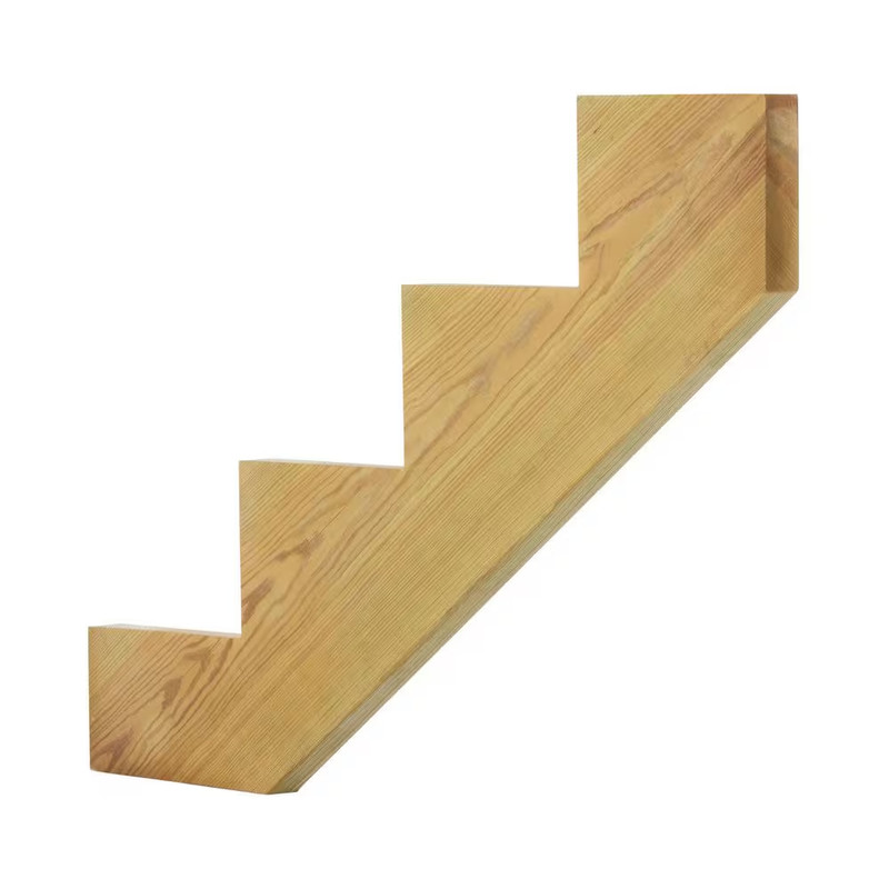 4-Step Ground Contact Pressure-Treated Pine Stair Stringer gallery