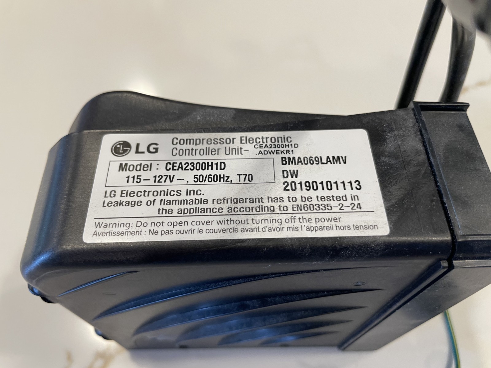 Bosch B26FT50SNS/01 Compressor LG Control Unit CEA2300H1D WORKING gallery