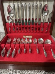 Silver plated complete Vintage 1950 Community by oneida silverware set
