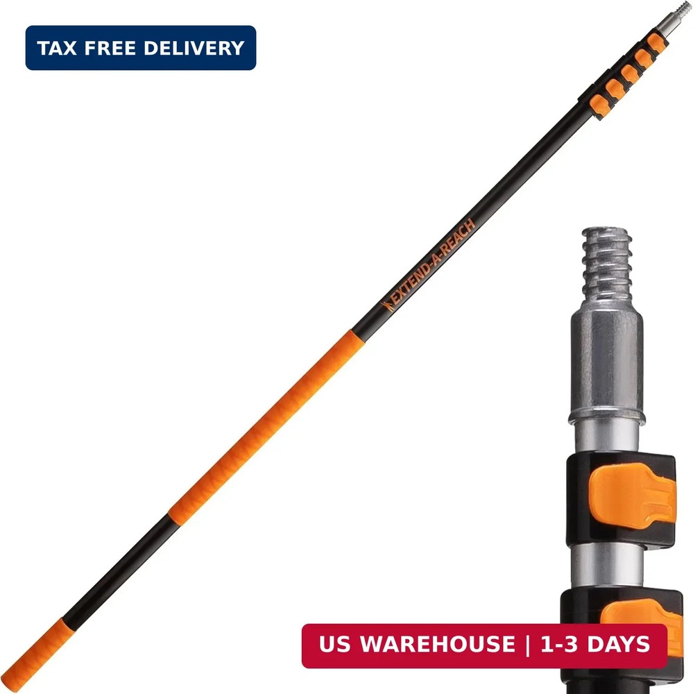 5-24 ft Long Telescoping Extension Pole // Multi-Purpose Extendable Pole with Un