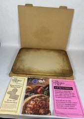 Pampered Chef 12 x 15 Flat, Rectangular Baking Stone. Pre-Owned
