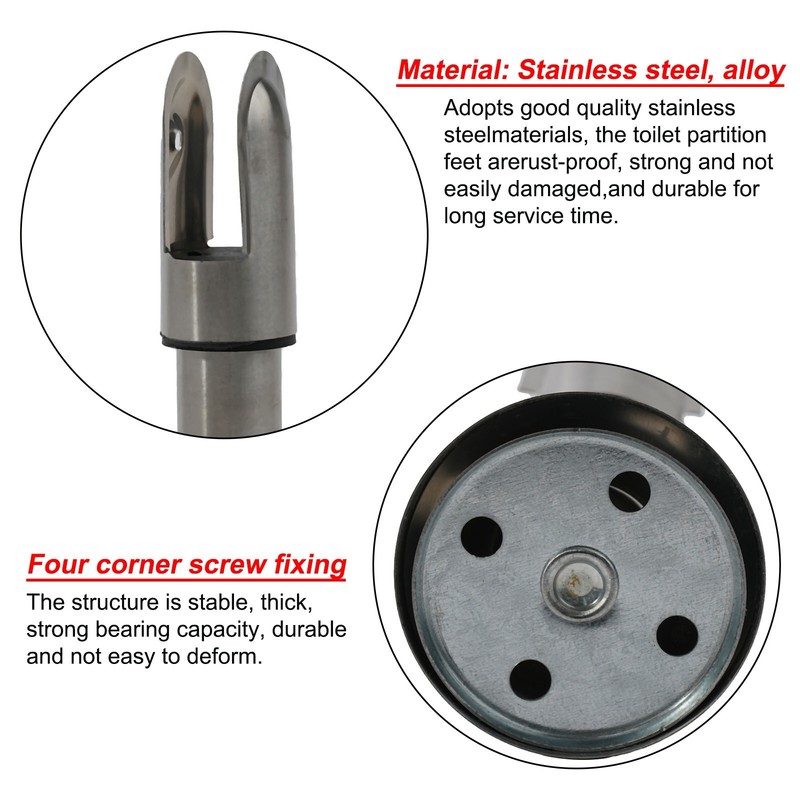 Long Lasting Use & Exquisite Texture Premium Stainless Steel Partition Bracket gallery
