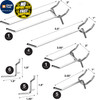 WEN Workbench Pegboard Accessory Kit, 50-Piece Silver gallery