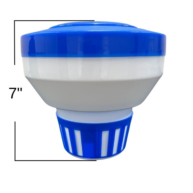 Pool/Spa Chlorine Tablet Dispenser Floater for 1" or 3" Tablets gallery
