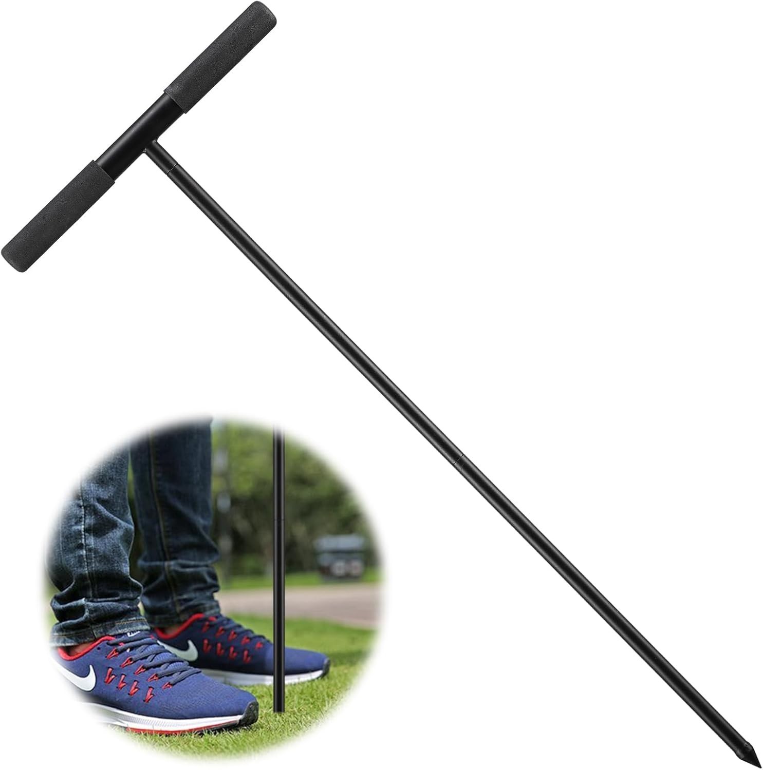 Soil Probe Metal Rod 48 Inch Septic Tank Locator Tool Ground Probe for Soil gallery
