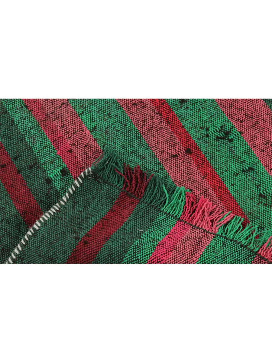 3x7 Handwoven Kilim Runner Rug – Wool Striped Flatweave Rug – Free US Shipping gallery