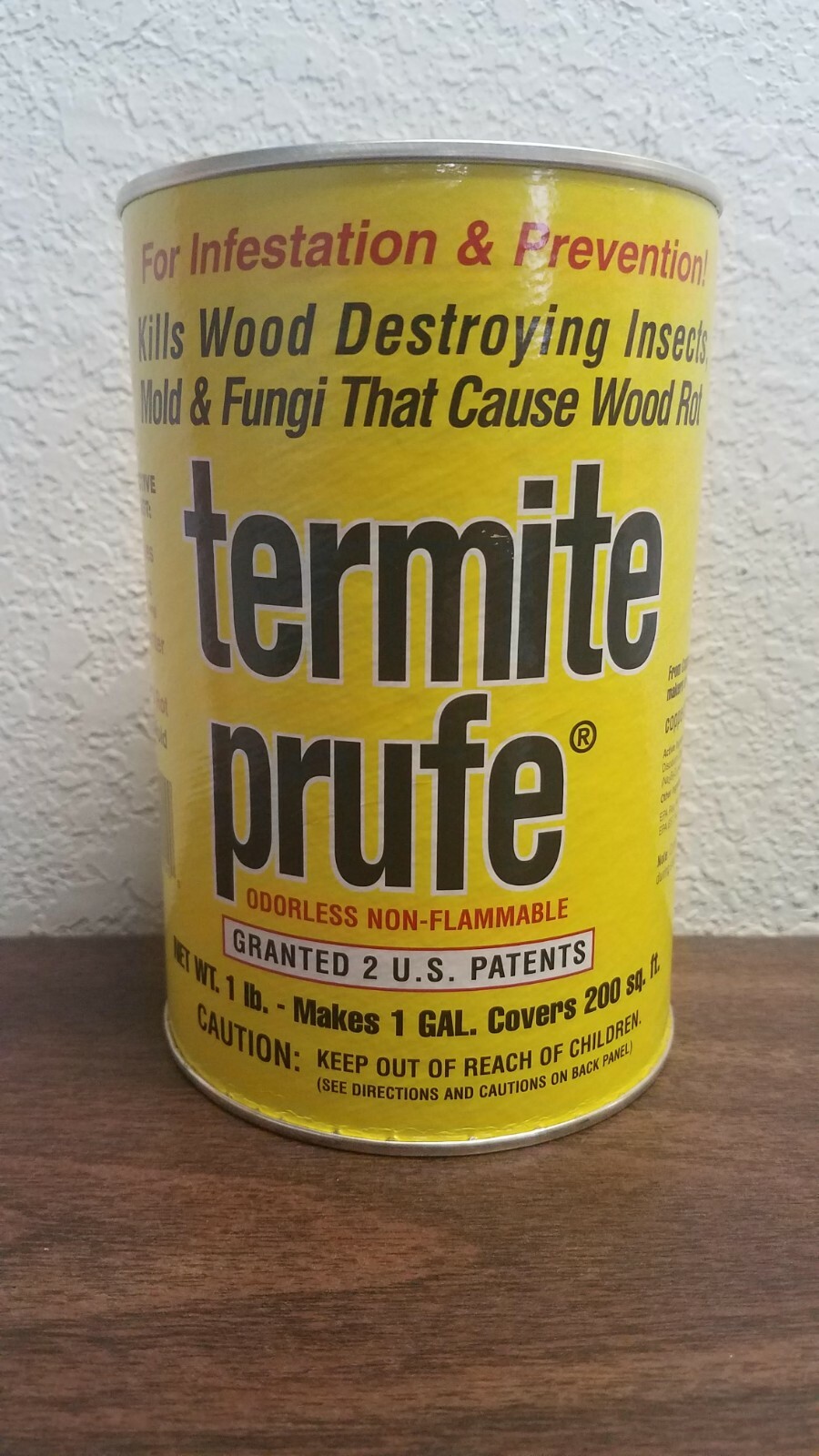 Termite Prufe Odorless Non-Flammable Infestation - 1 Lb makes 1 Gal EPA#9608-3 gallery