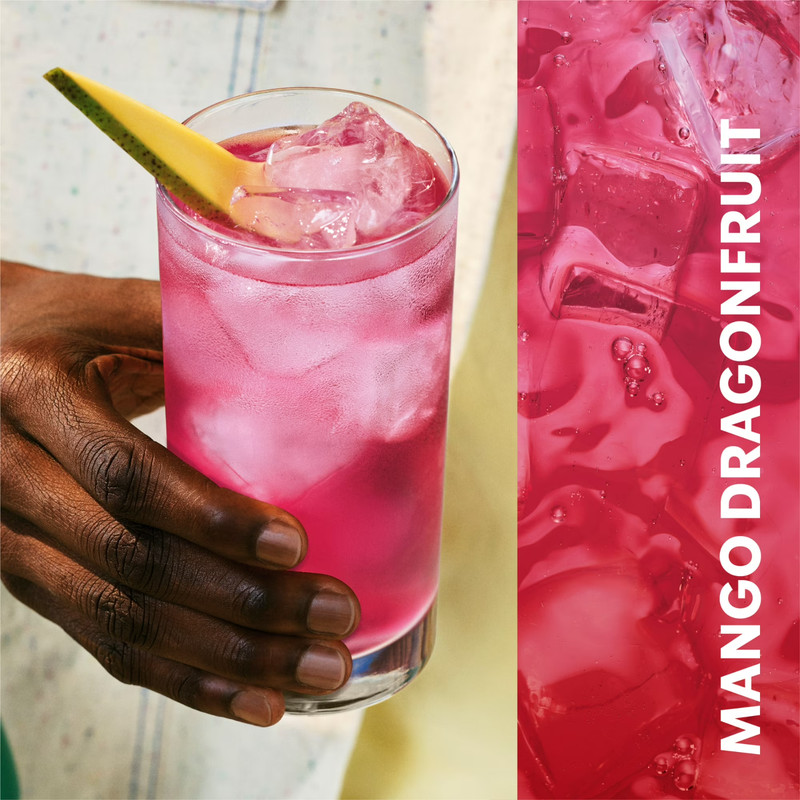 Starbucks Refreshers Concentrate Mango Dragonfruit,Refreshing Drink,32 fl oz. gallery