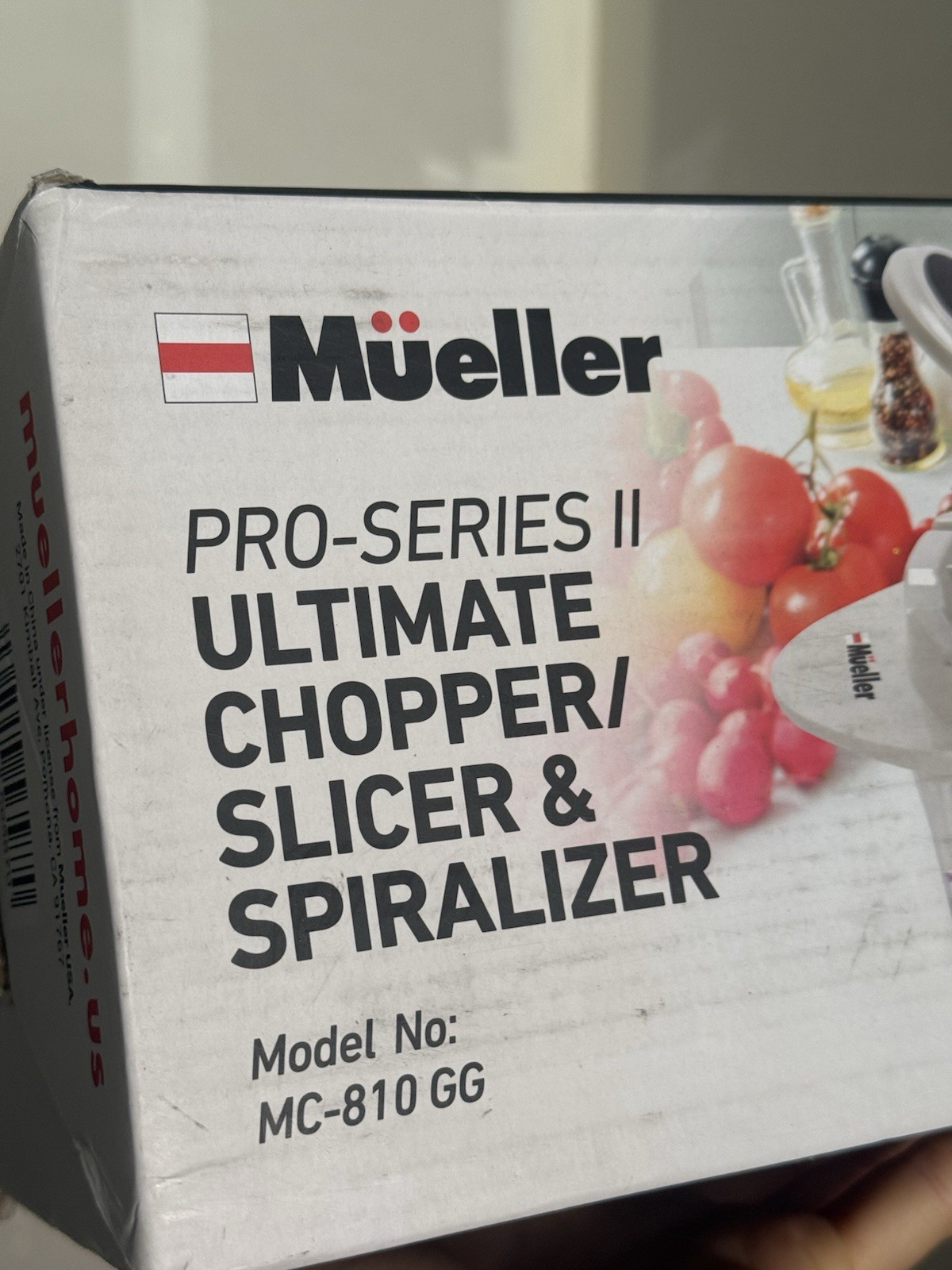 Mueller Food Chopper Slicer Spiralizer Kitchen Tool Stainless Steel Blades New gallery