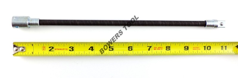 Jawco 3/8" Flex Socket Extension, 11" Long, 3/8 Drive Flexible Shaft Made in USA gallery