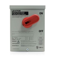 Leviton 60 Amp, 600 Volt, Toggle In Type 3R Enclosure, Double-Pole, AC Motor …