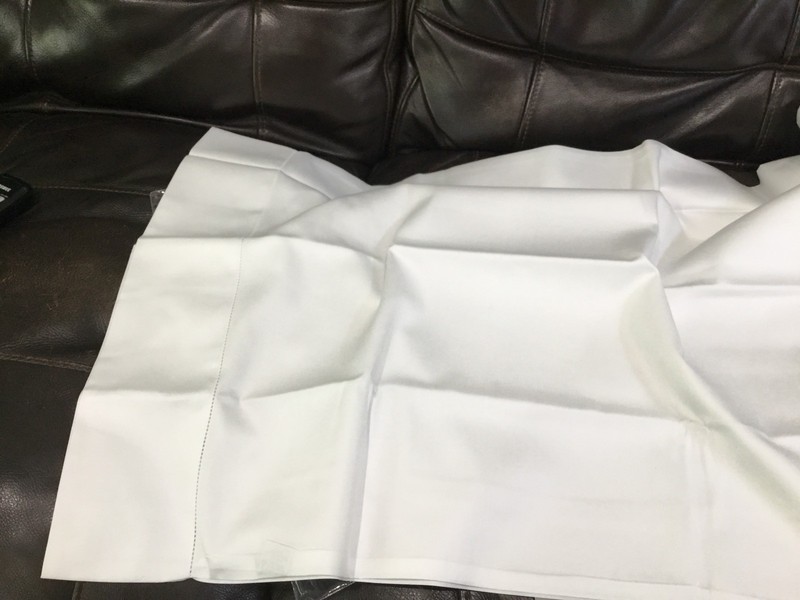 $278 Dea Italy NWT (2) King Pillowcases 100% Cotton Eleonora White Sateen gallery