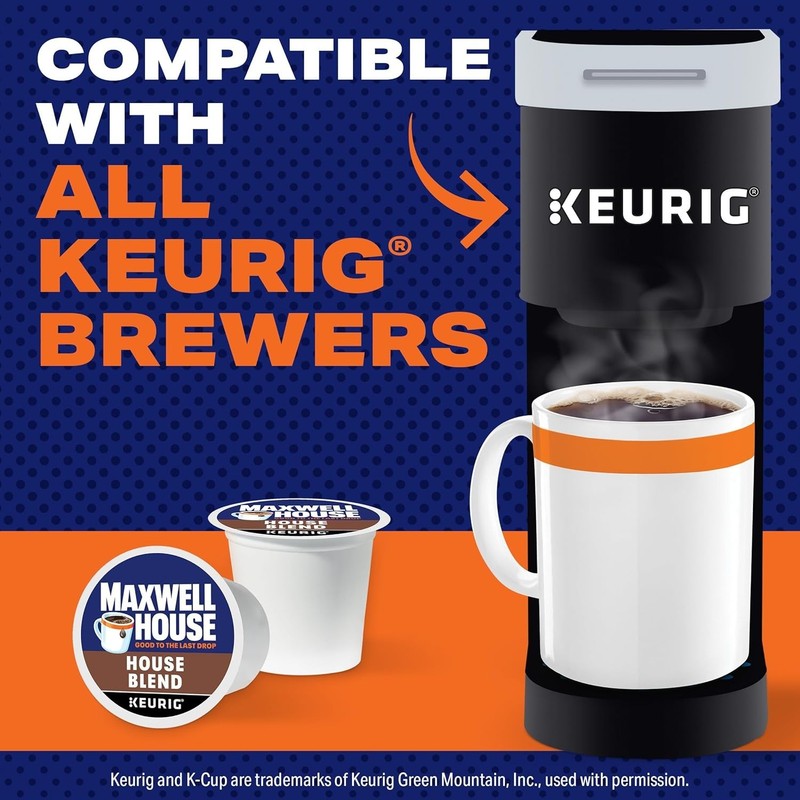 Maxwell House House Blend Medium Roast K-Cup Coffee Pods, 84 ct Box gallery