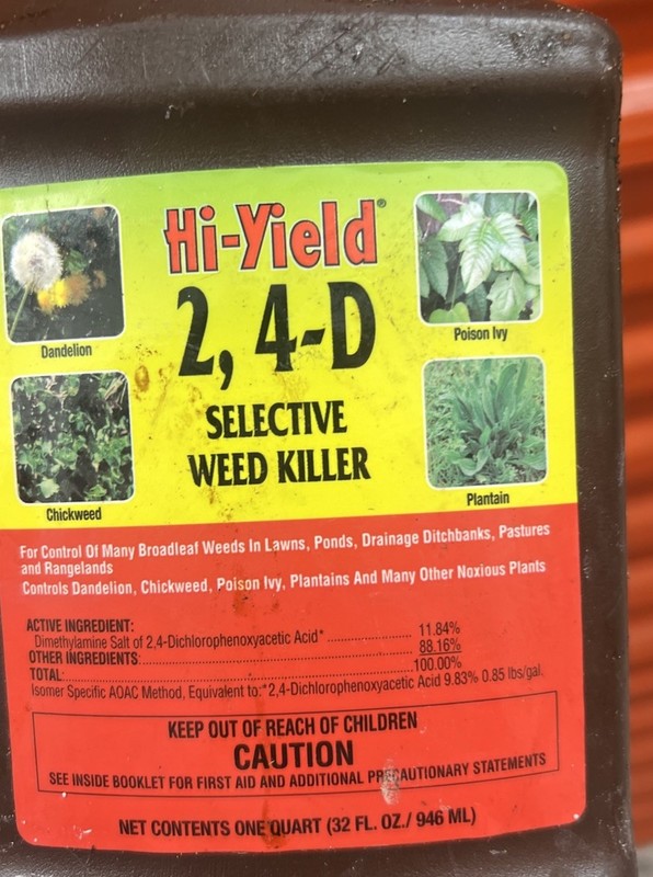 Hi-Yield Weed Killer Concentrate 2, 4-D 32 oz Post Emergent Weeds in Spring gallery