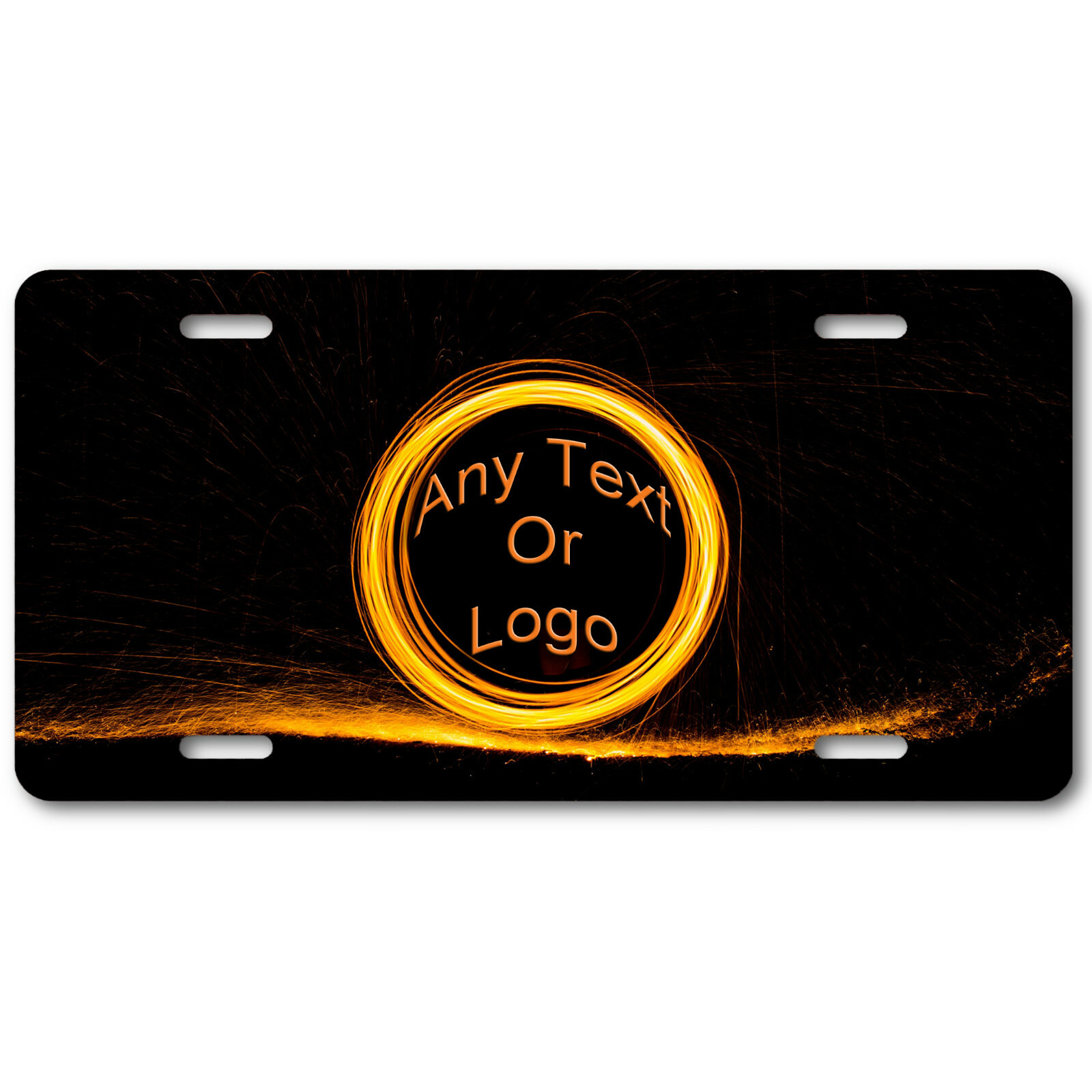 Your Logo Text Aluminum Car Personalize License Plate or SIGN Tag Name Custom gallery