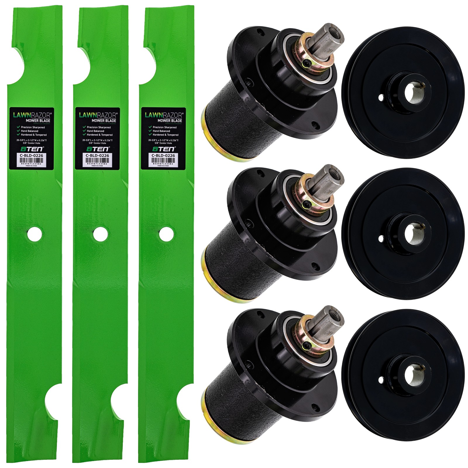 8TEN Blade Spindle Kit for Bad Boy Maverick ZT Elite 54-Inch 038-6060-00 gallery
