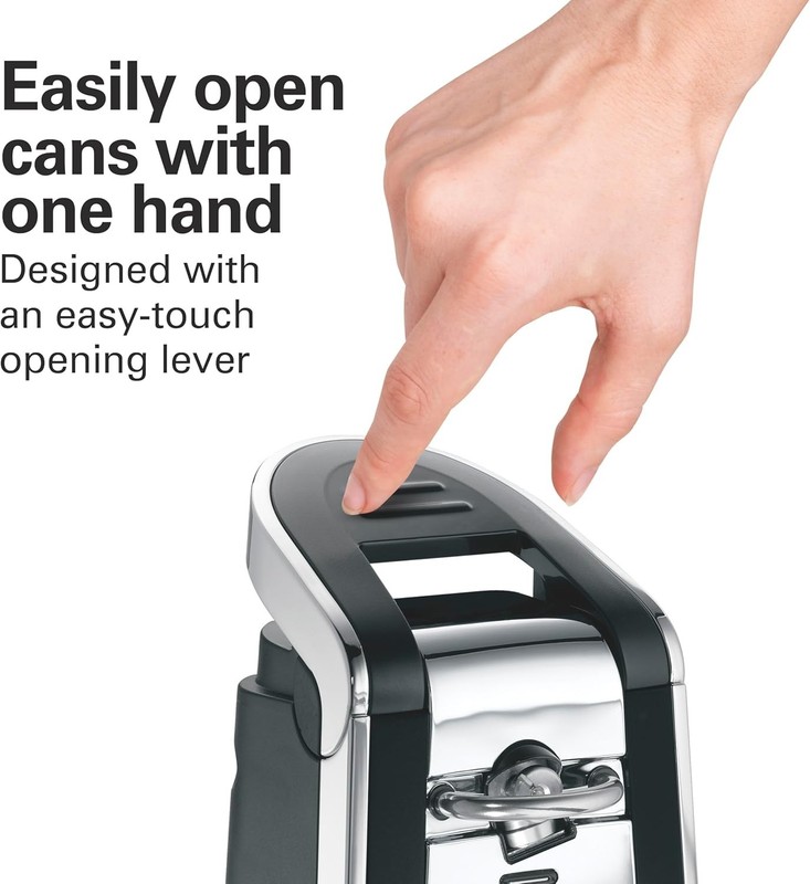 Hamilton Beach Smooth Edge Automatic Electric Can Opener, Black & Stainless gallery