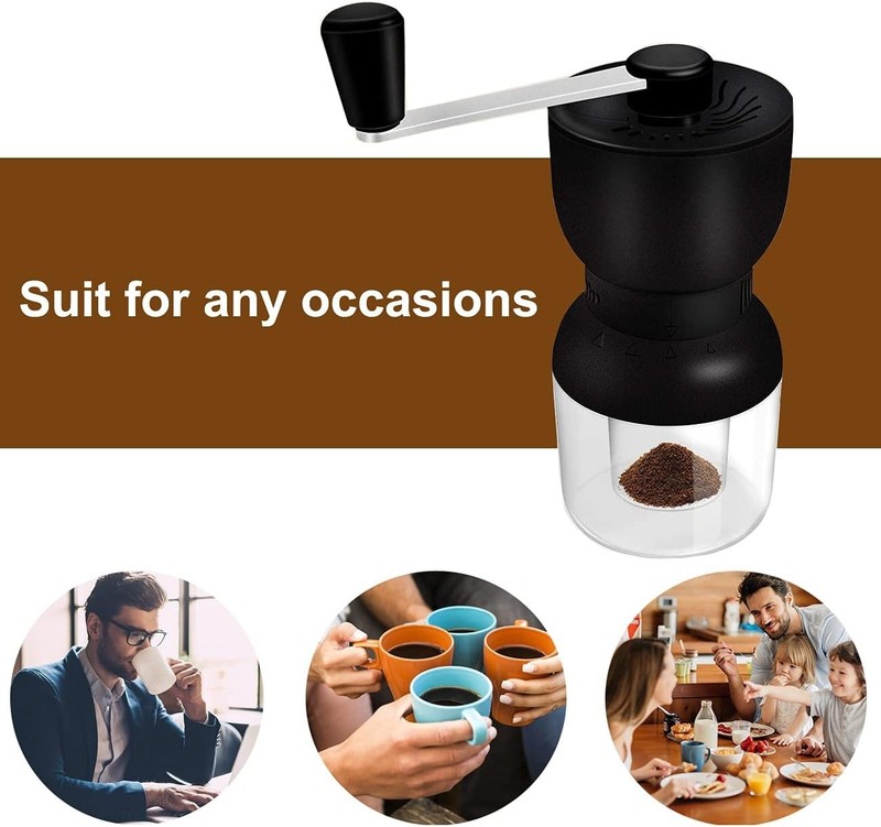 Compact Coffee Bean Grinder with Ceramic Burrs & Easy Fill Design for Fresh Brew gallery