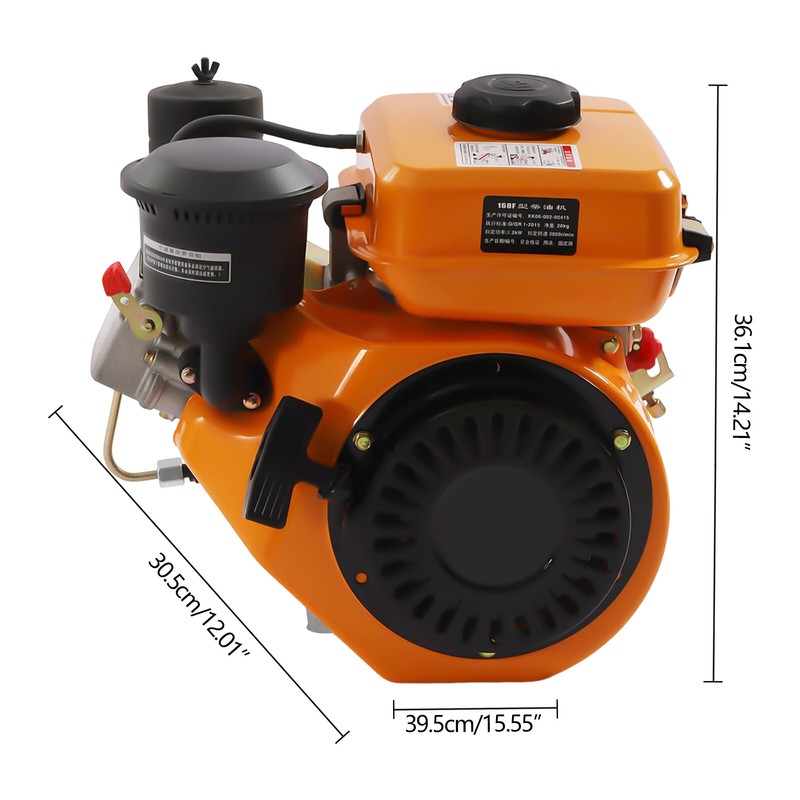 196cc Diesel-Powered Engine SingleCylinder Air Cool For Small Agricultural Motor gallery