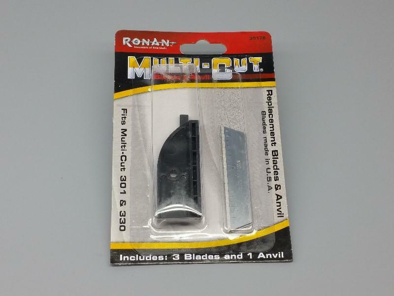 Ronan Multi-Cut 3 Pack Replacement Blades With Anvil For 301 & 330 gallery
