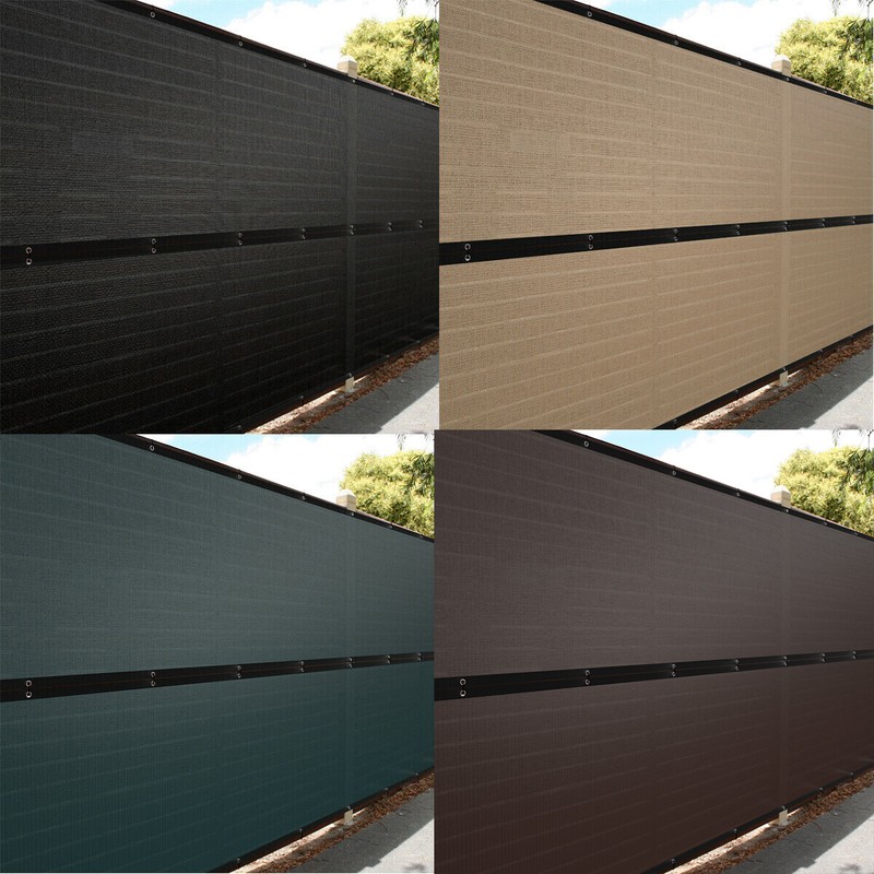 3' 4' 5' 6' 8' x 50' Windscreen Privacy Fence Shade Cover Mesh Garde Patio Tarp gallery