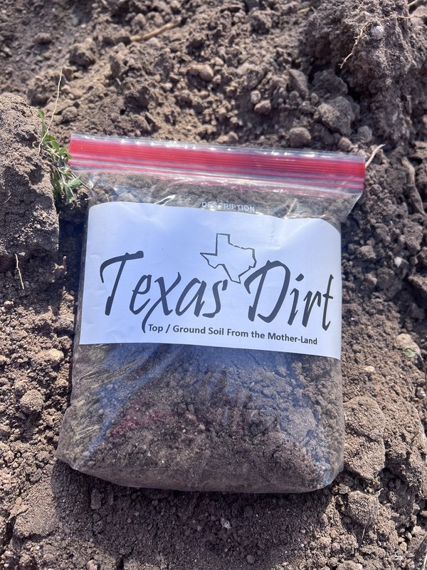 TEXAS DIRT - Top / Ground Soil - For Texans Out of State or Country. gallery