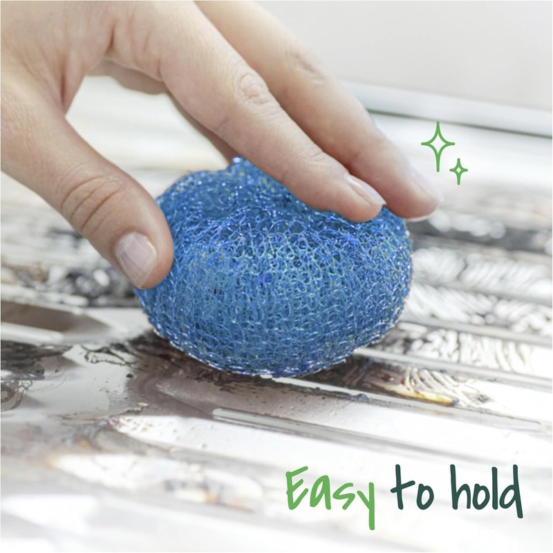 Scotch-Brite Non-Scratch Plastic Scrubbing Pads, Cleans Dishes 3 Scrubbing Pads. gallery