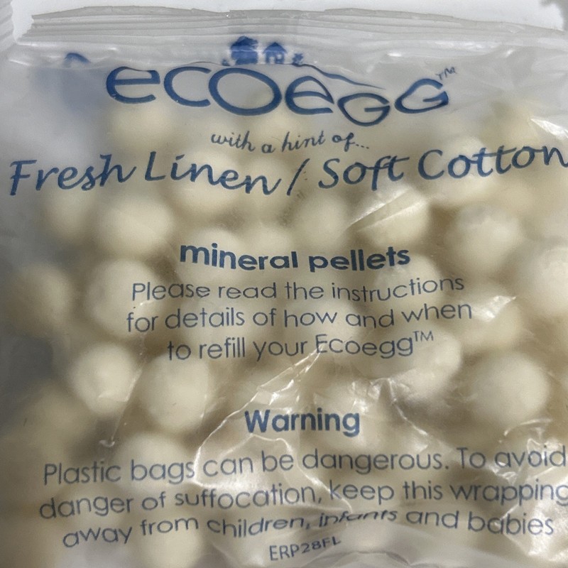 Ecoegg Laundry Egg Refill Mineral Pellets & Tourmaline Beads Fresh Linen gallery