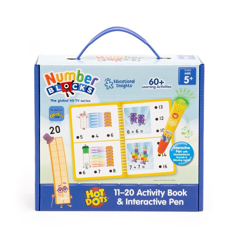 Educational Insights Hot Dots Numberblocks Workbook Numbers 11-20 with Intera... gallery