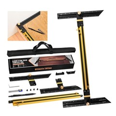 Stair Tread Template Tool (Brass/Black) Large, BRASS/BLACK