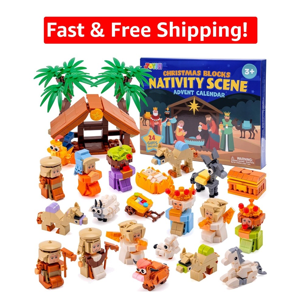 Creative Countdown to Christmas: Nativity Building Blocks Advent Calendar 2025