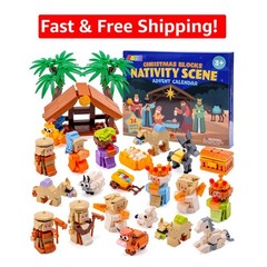 Creative Countdown to Christmas: Nativity Building Blocks Advent Calendar 2025