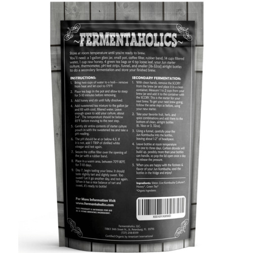 Fermentaholics - Jun Kombucha SCOBY Starter Culture Homebrew Fermentation Skoby gallery