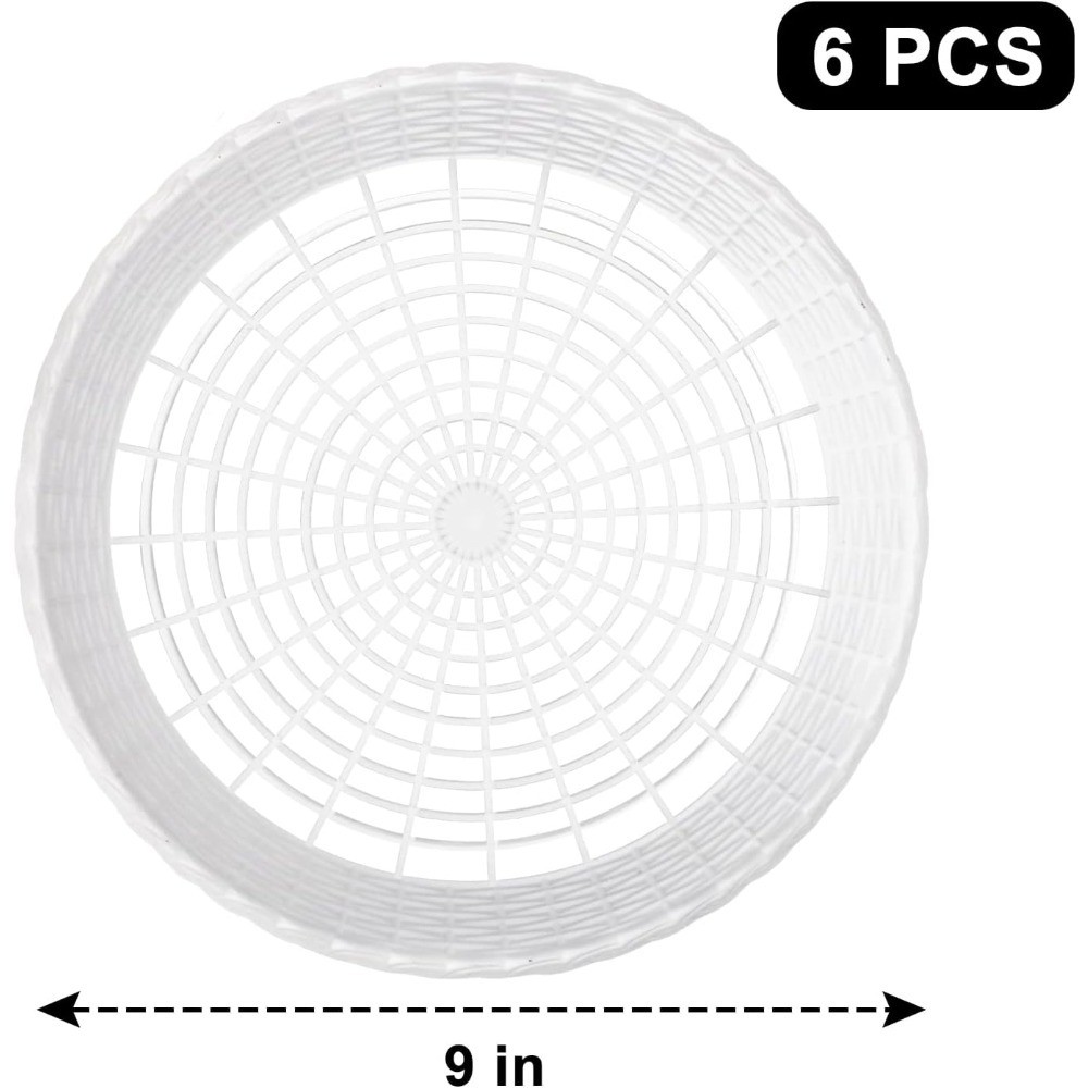 Reusable 6 Pack Plastic Paper Plate Holder for Party BBQ Outdoor Picnic Dining gallery