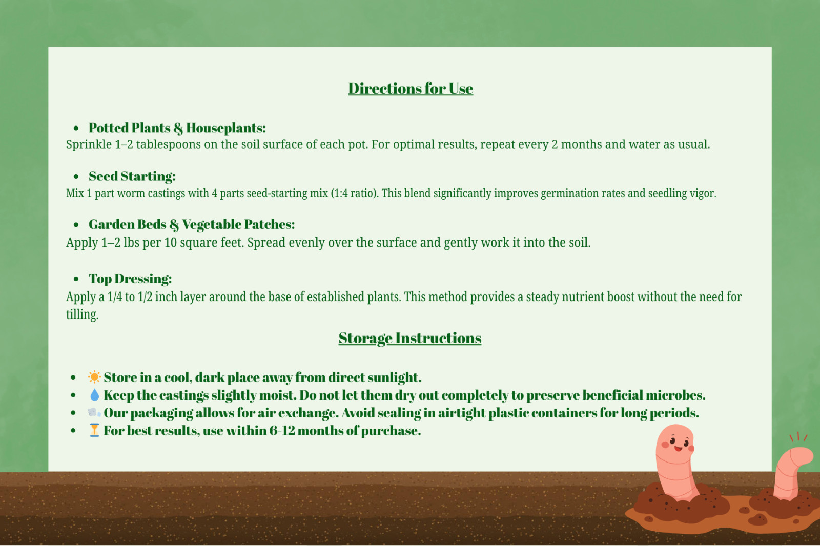 WORM CASTINGS ORGANIC SOIL AMENDMENT AND FERTILIZER (Odour free, natural, fresh) gallery