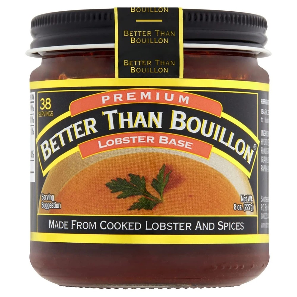 Better Than Bouillon Premium Lobster Base, Made from 8 Ounce (Pack of 1)