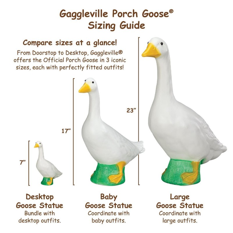 Fox Valley Traders Official Gaggleville 23" Large Large, White Goose gallery