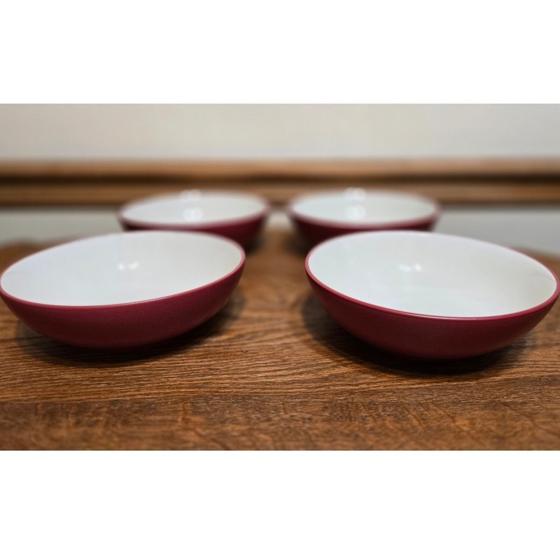 Noritake Stoneware Colorwave Raspberry 7" Soup/Cereal Bowls - set of 4 gallery